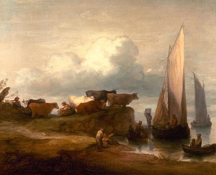 Thomas Gainsborough A Coastal Landscape